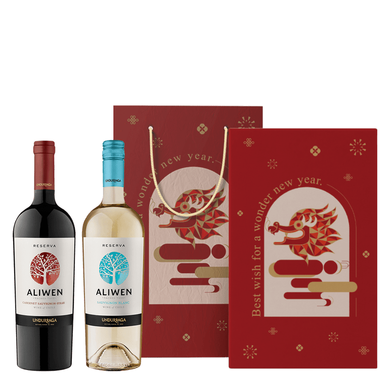 智利 恩圖拉堡 幸運樹陳釀禮盒 || Undurraga Aliwen Reserva Gift Set